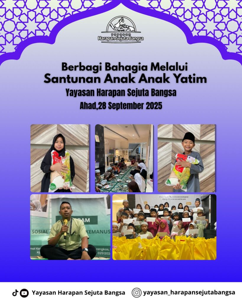 Berbagi Bahagia Bersama Anak Yatim